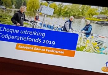 Cheque Rabobank Coöperatiefonds