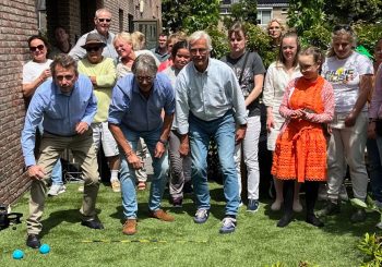 Lions Club Huizen opent onze Jeu de Boulesplek