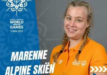 Huizer-maatje Marenne doet mee aan Special Olympics winterspelen in Turijn