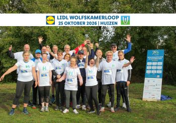 Woongroep Huizer-maatjes goede doel van Lidl Wolfskamerloop